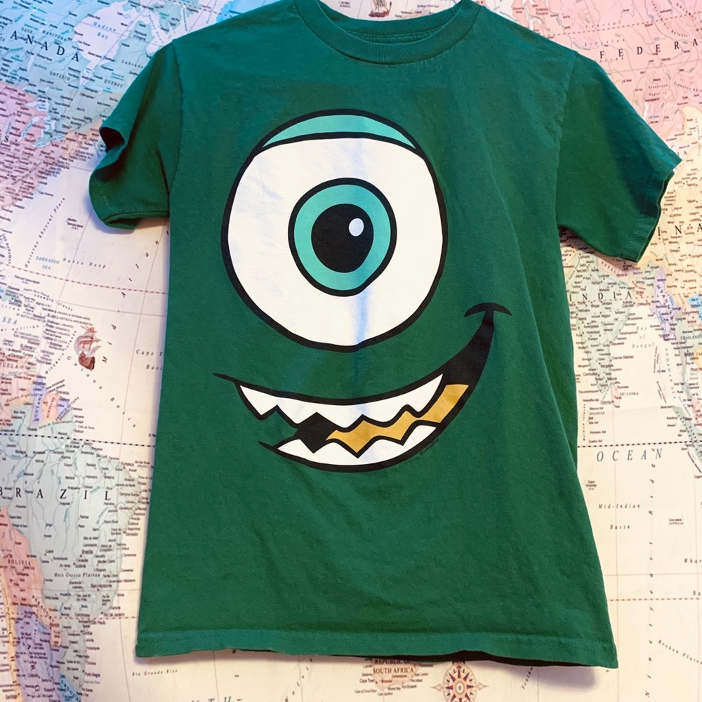 GREEN DISNEY MIKE WAZOWSKI TEE SHIRT